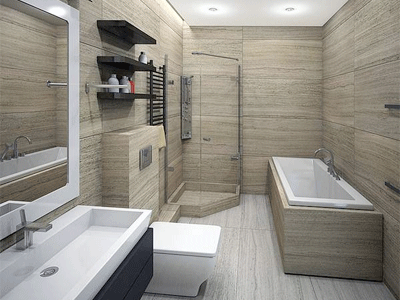Ремонт ванної кімнати, Ремонт ванной комнаты, Bathroom renovation